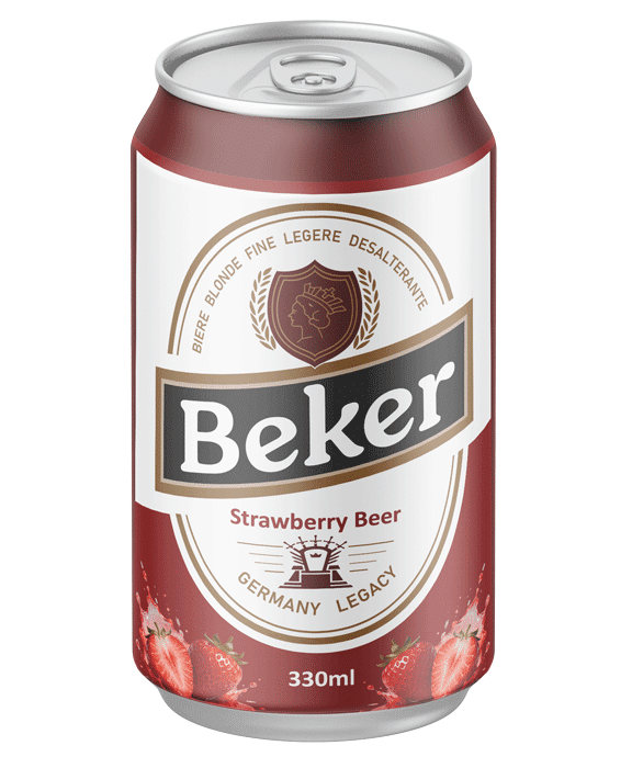 Beker strawberry Beer